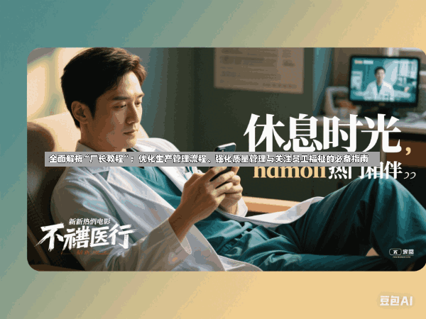 全面解析“厂长教程”:优化生产管理流程、强化质量管理与关注员工福祉的必备指南